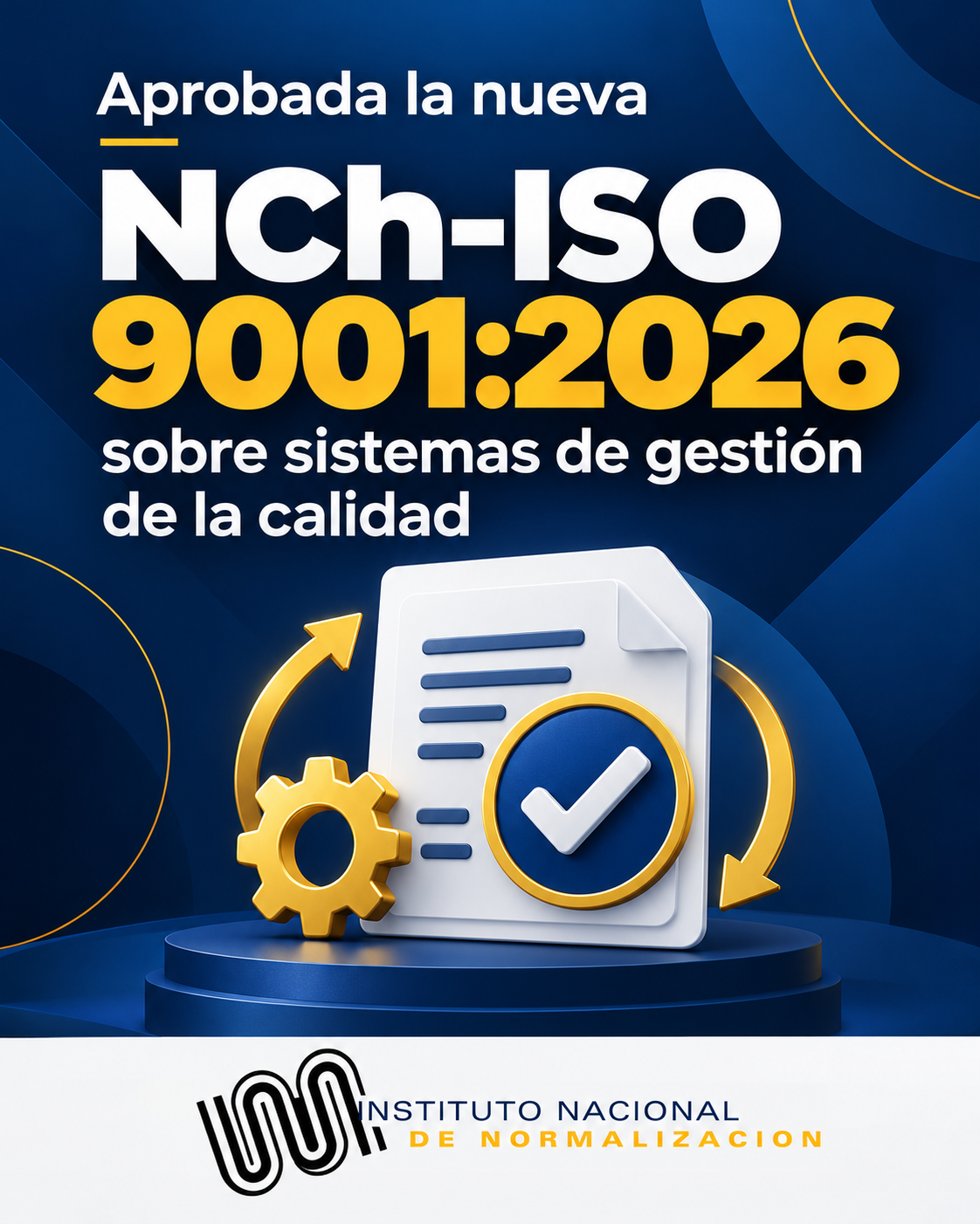 Aprobada la nueva NCh-ISO 9001:2026 sobre sistemas de gestión de la calidad