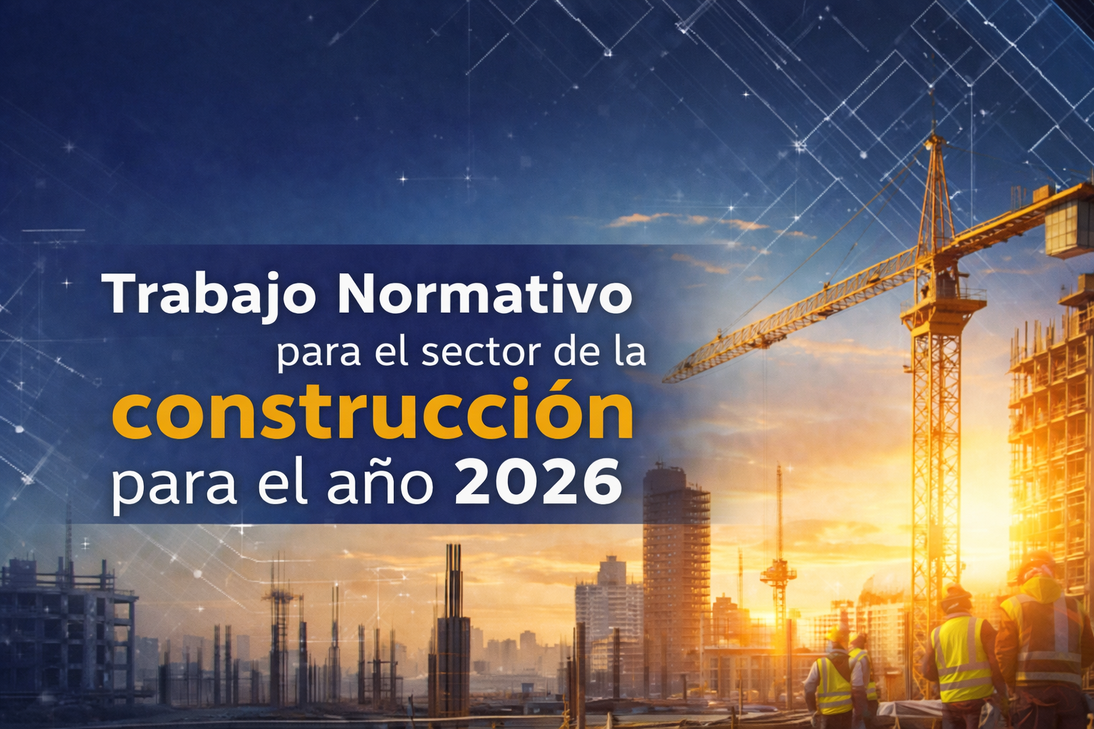 Trabajo normativo en el sector construcción para el 2026.