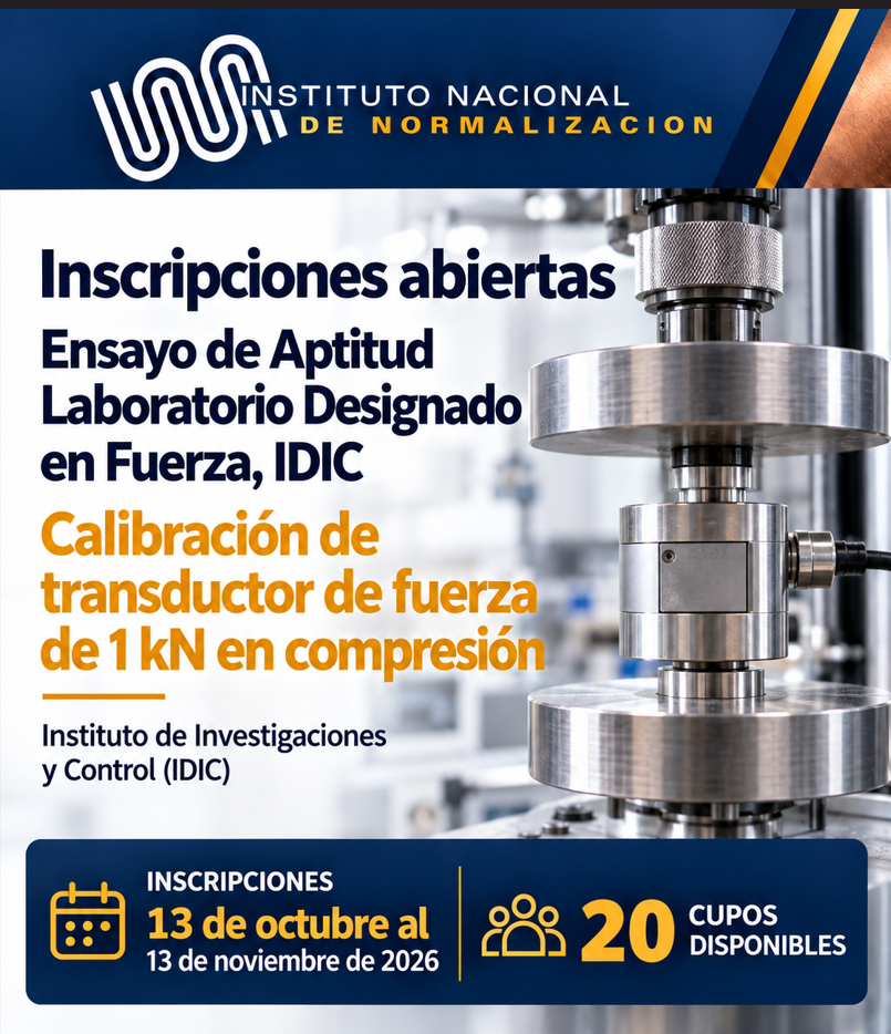 Apertura de inscripciones: Laboratorio Designado en Fuerza, IDIC