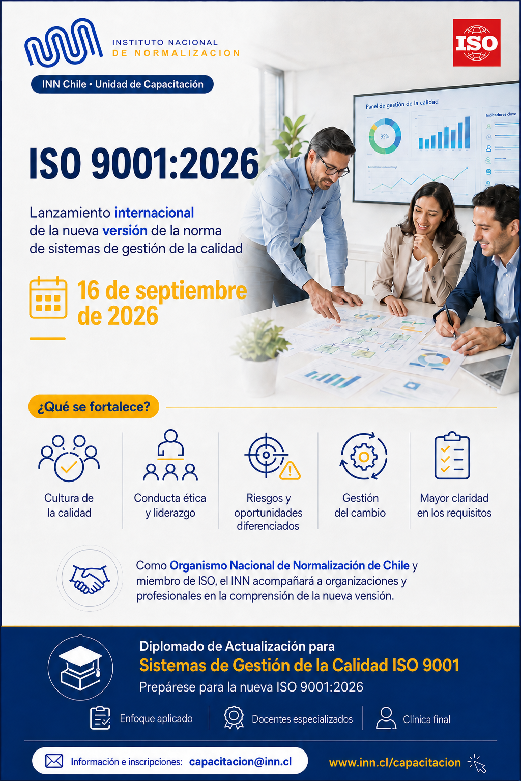 ISO 9001:2026 ¿Qué se fortalece?