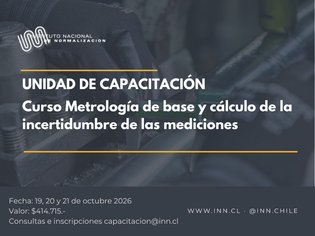 Curso "Metrología de base y cálculo de la incertidumbre de las mediciones"