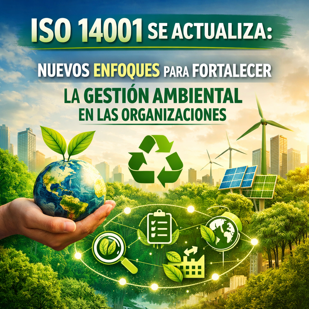 ISO 14001 se actualiza: nuevos enfoques para fortalecer la gestión ambiental en las organizaciones