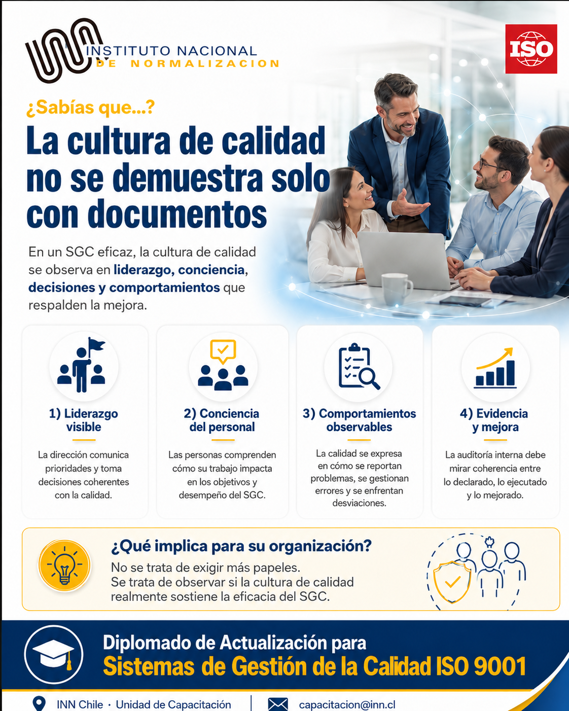 La cultura de calidad no se demuestra solo con documentos