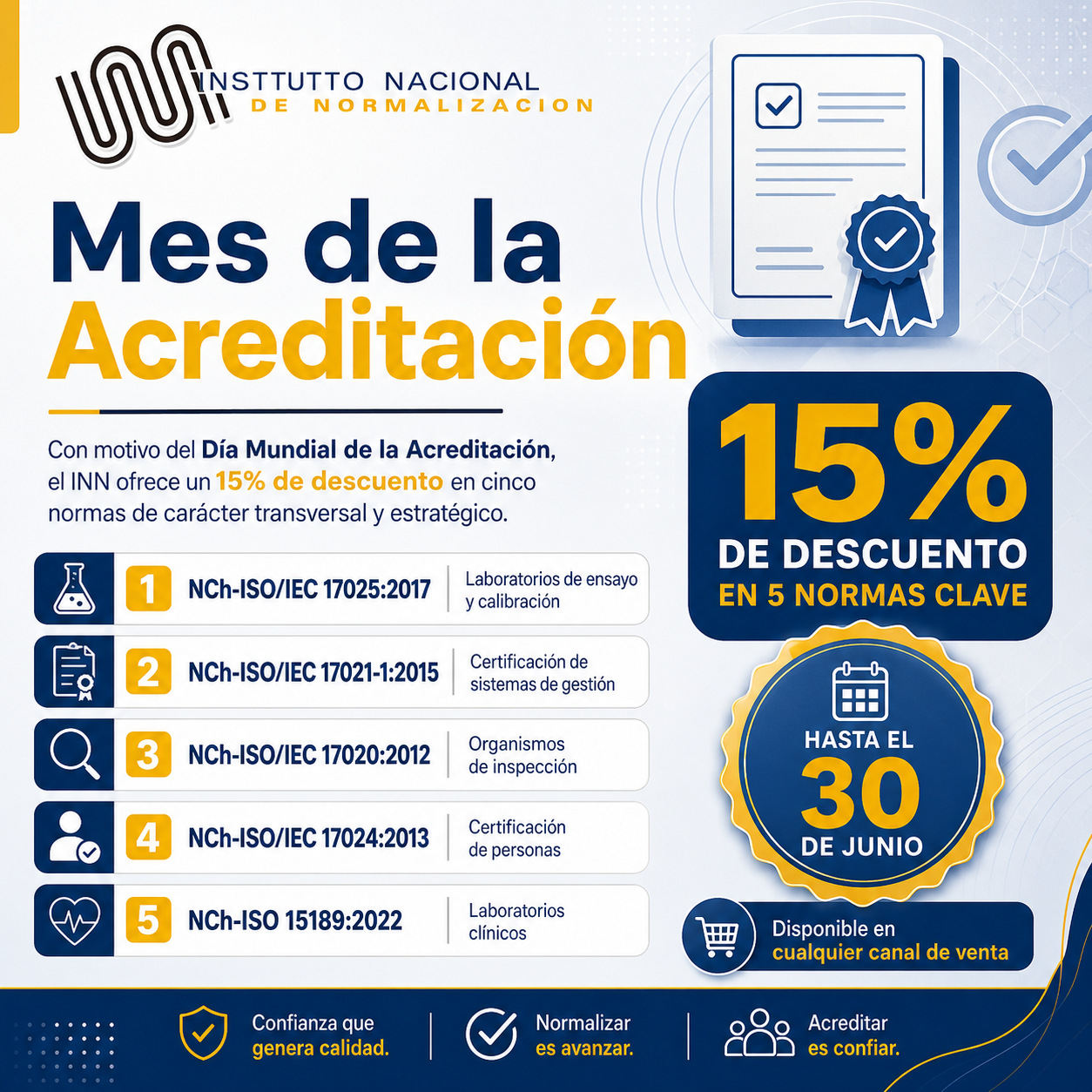 Junio es el mes de la Acreditación